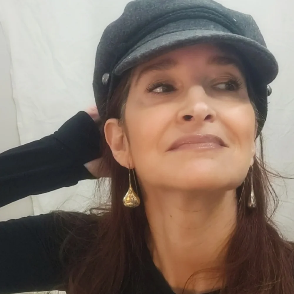 Vintage Sterling Silver Long Drop Earrings - Picture 4 of 6